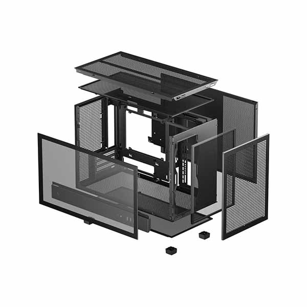 Deepcool CH260 コンパクトサイズ PCケース ブラック｜R-CH260-BKNGM0