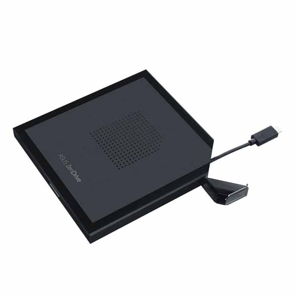ASUS ZenDrive 外付けDVDドライブ＆ライター USB-Cケーブル内蔵