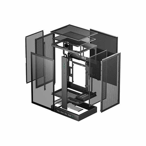 Deepcool CH270 DIGITAL デジタル表示パネル搭載 縦型MicroATX