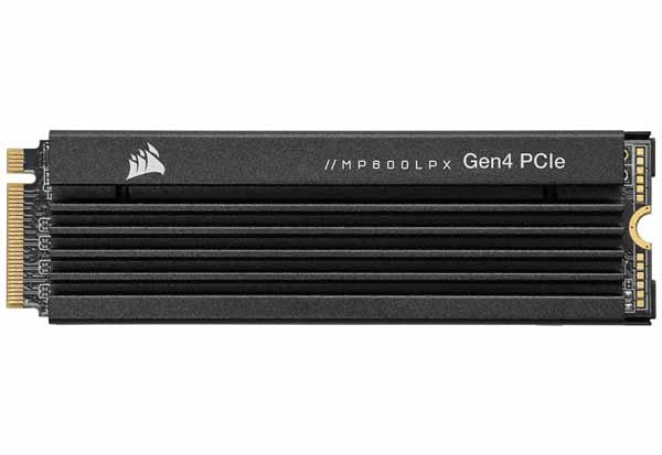 Corsair MP600 PRO LPX PCIe Gen4 x4 NVMe M.2 SSD 容量2TB PS5対応