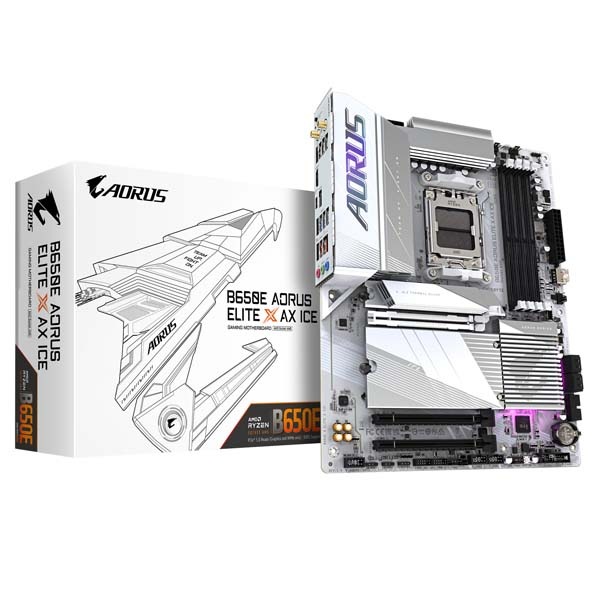 GIGABYTE B650E AORUS ELITE X AX ICE ホワイト色系ATX