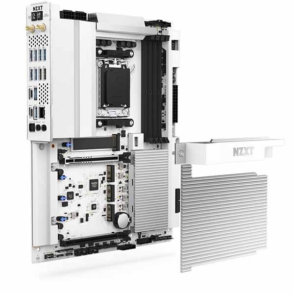 NZXT N9 X870E ゲーミングマザーボード White AMD X870Eチップセット