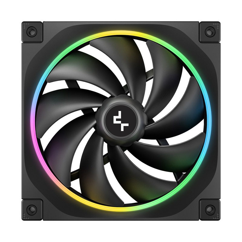 Deepcool FL14 3IN11 高性能140mm ARGBファン3個パック ブラック｜R