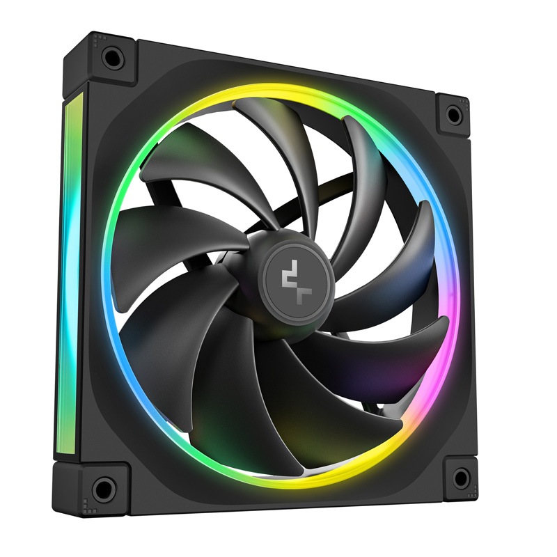 Deepcool FL14 3IN11 高性能140mm ARGBファン3個パック ブラック｜R