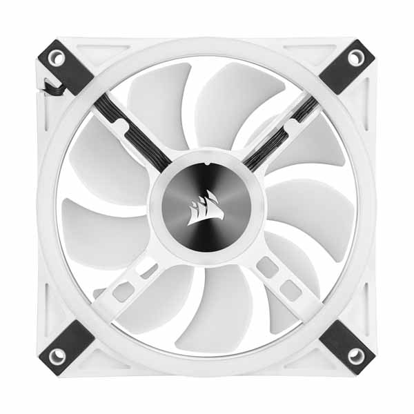 Corsair iCUE QL120 RGB White 120mm PWM Triple Fan Kit with