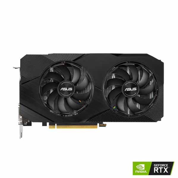 グラフィックボード・グラボ・ビデオカード ASUS GeForce DUAL RTX2060 O12G EVO ASUS Dual GeForce RTX 2060 EVO OC Edition RTX2060搭載2連ファン採用