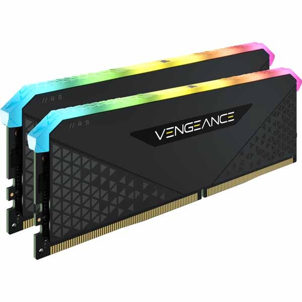 [美品]CMG64GX4M2E3200C16 （DDR4 PC4-25600) Corsair Vengeance RGB Pro 64GB (4x16GB) DDR4 3200 (PC4-25600