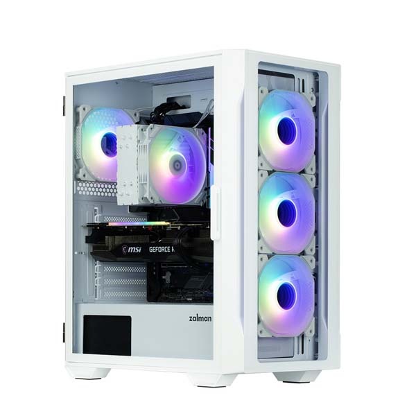 ZALMAN i3 NEO WHITE ミドルタワー型PCケース ZALMAN i3 NEO TG White ミドルタワー型PCケース ホワイト｜I3