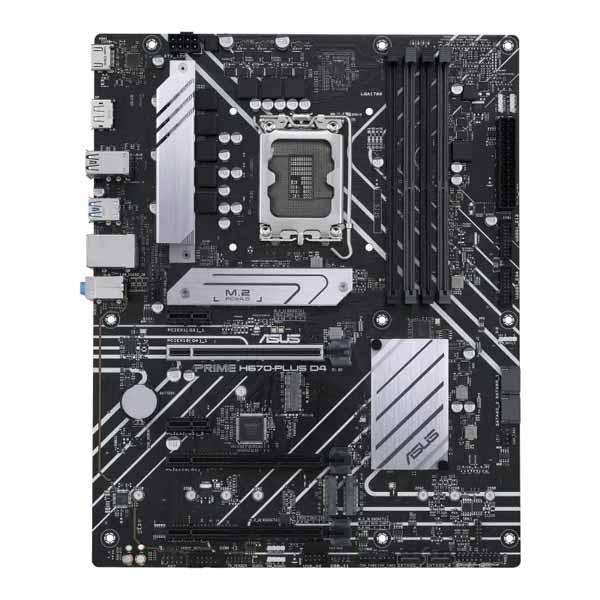 ASUS PRIME H670-PLUS D4 インテル H670 (LGA1700) ATXマザーボード