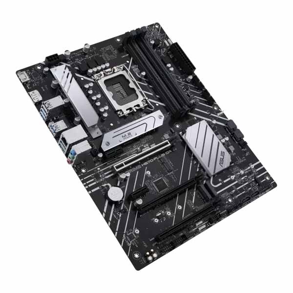 ASUS PRIME H670-PLUS D4 インテル H670 (LGA1700) ATXマザーボード ...