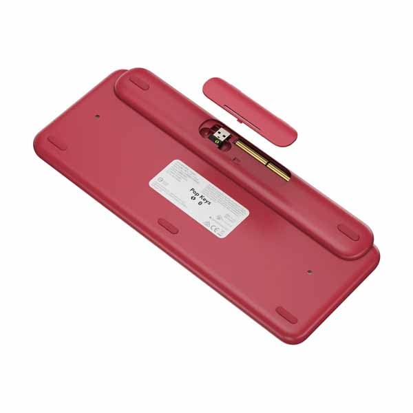 Logicool - 【新】ロジクール ワイヤレス キーボード POP KEYS K730RO ローズ キーボード POP Keys(Chrome/Android/iPadOS/iOS/Mac/Windows11
