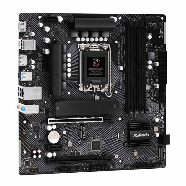 マザーボード ASRock B760M LIGHTNING / D4 ASRock B760M PG Lightning/D4 高性能アルミニウムヒートシンク搭載