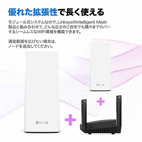 アウトレット特価・新品】Linksys Atlas Pro 6 MX5500 AX5400 3PK