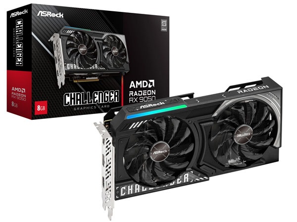 ASRock Radeon RX 9050 Challenger 8GB OC グラフィックスカード