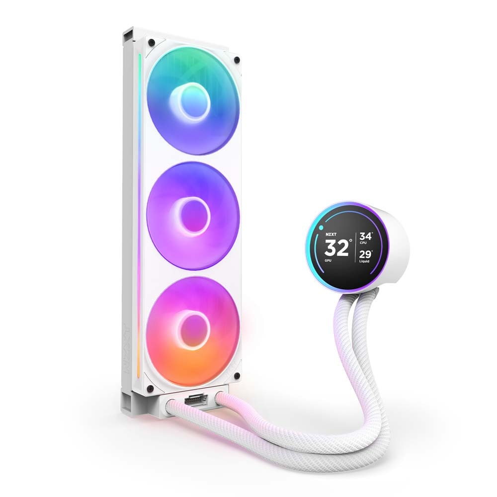 NZXT 液体冷却クーラー ホワイト NZXT 液体冷却クーラー ホワイト