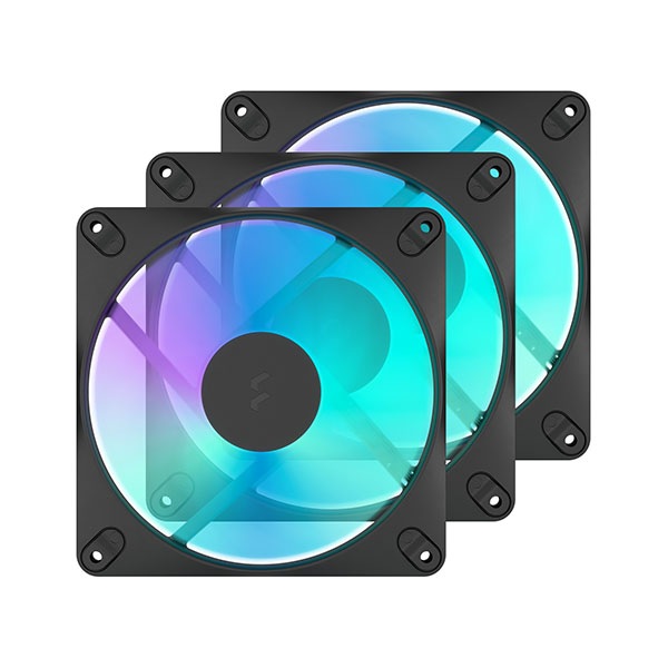 Fractal Design Dynamic 3 140mm ARGB対応 3個セット Black PCケース