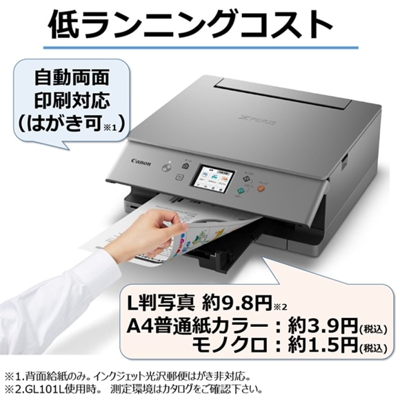 CANON プリンター本体 スキャナー 複合機 コピー機 印刷機 年賀状 白 I 