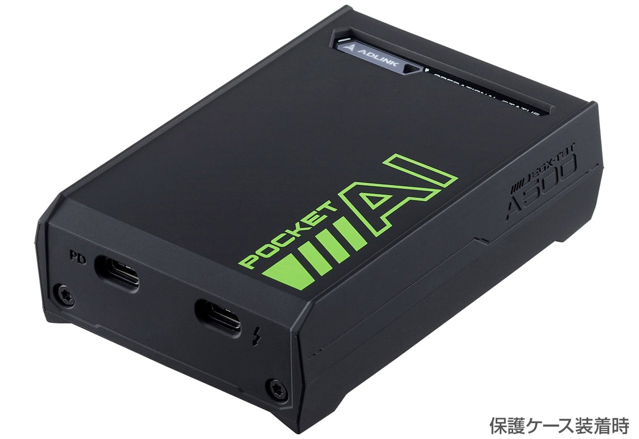 ADLINK Pocket AI TBT-A500 外付けGPU Pocket AI | Portable GPU | NVIDIA RTX A500 | ADLINK
