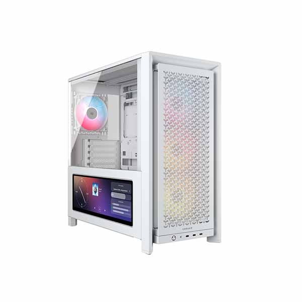Corsair ミドルタワーケースFRAME 4000D RS ARGB BK FRAME 4000D LCD RS ARGB Premium Mid-Tower PC Case