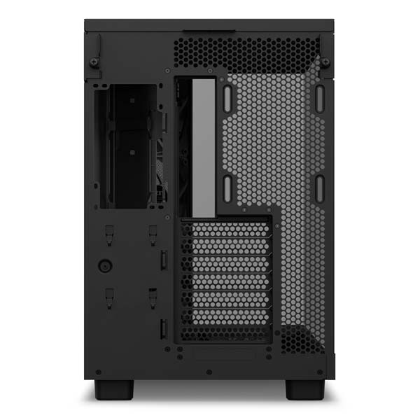 NZXT H6 Flow Black ピラーレスデザイン ミドルタワーケース ブラック