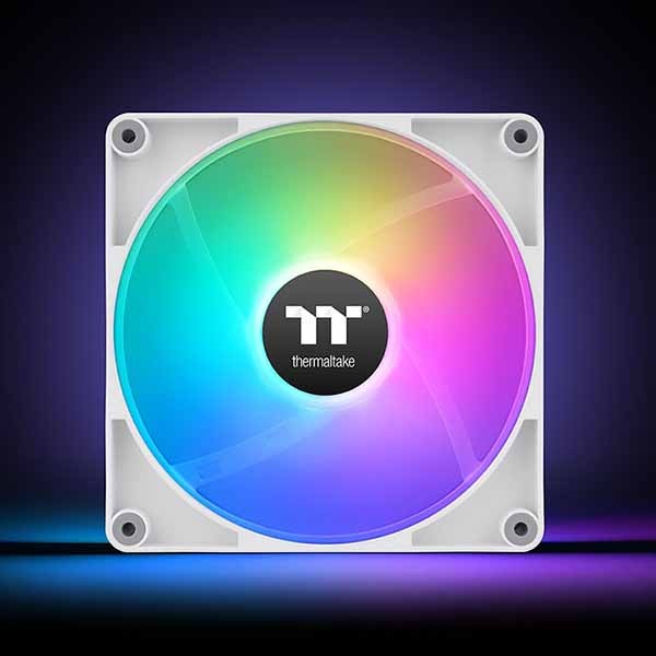 Thermaltake CT120 EX Reverse ARGB Sync 白 ThermaltakeThermaltake CT120 EX Reverse ARGB Sync PC Cooling Fan