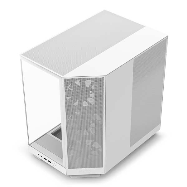 NZXT H6 Flow White ピラーレスデザイン ミドルタワーケース