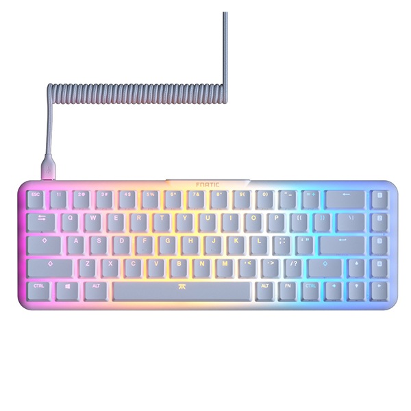 PC周辺機器 FnaticGear STREAK65 LP WHITE US FnaticGear STREAK65 LP WHITE US 英語配列 65%ゲーミング