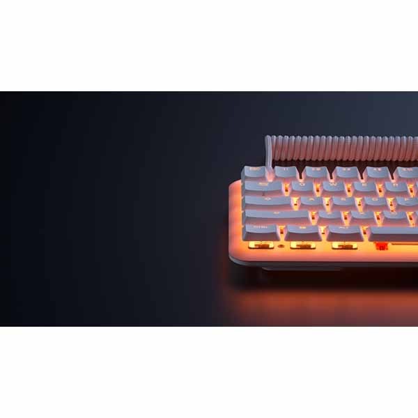 PC周辺機器 FnaticGear STREAK65 LP WHITE US Amazon.co.jp: FnaticGear STREAK65 LP WHITE US テンキーレス