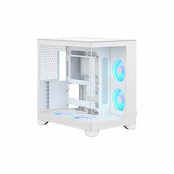 ホワイト RGB LED ミドルタワーPCケース 楽天市場】【JX002】ゲーミング PCケース ミドルタワーケース ホワイト