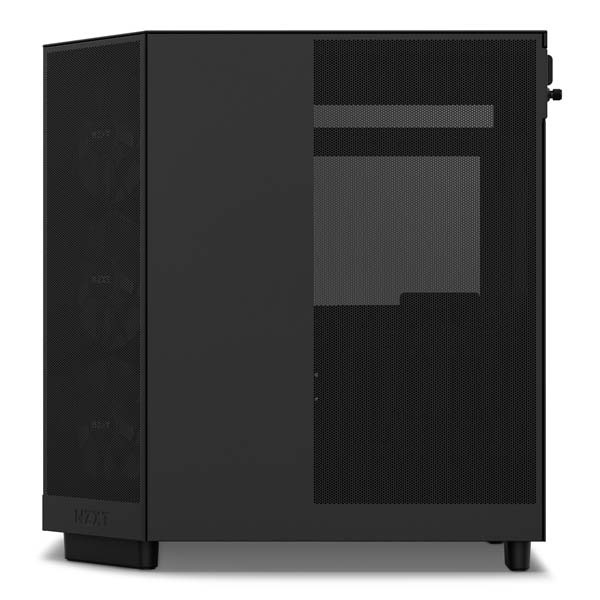 NZXT H6 Flow RGB Black アドレサブルRGBファン搭載 ピラーレス