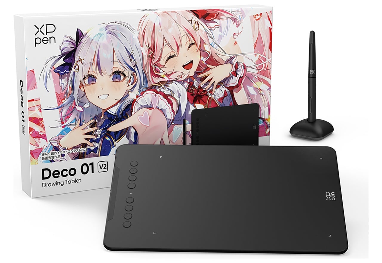 XP-PEN Deco01V2 10×6.25インチ ペンタブレット｜ITDT1060_JP通販｜PC4U