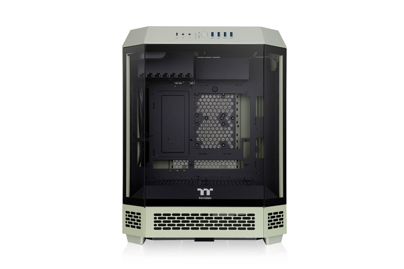 Thermaltake The Tower 600 Matcha Green 3面強化ガラスパネル採用