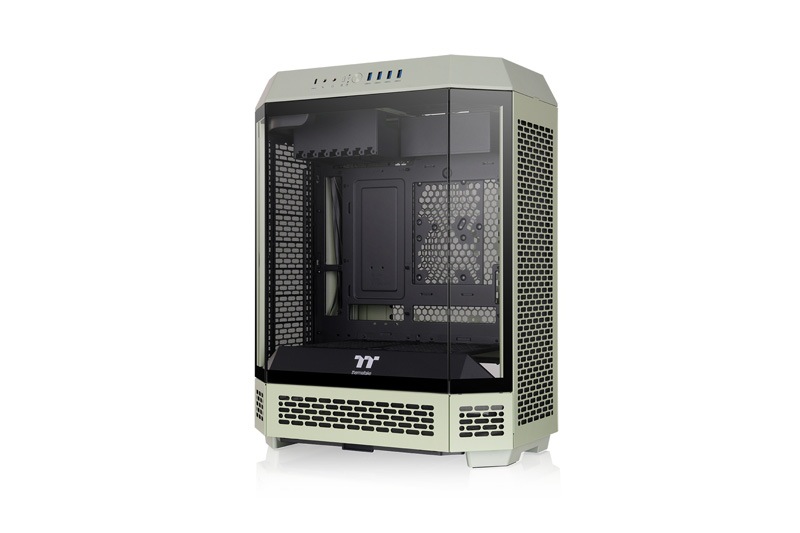 Thermaltake The Tower 600 Matcha Green 3面強化ガラスパネル採用