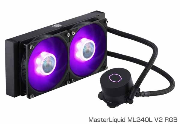 Cooler Master ML240L V2 RGB 水冷式CPUクーラー 51SXT9eIXQS._AC_SY200_QL15_.jpg