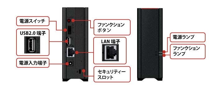 バッファロー リンクステーション ネットワーク対応HDD 2TB
