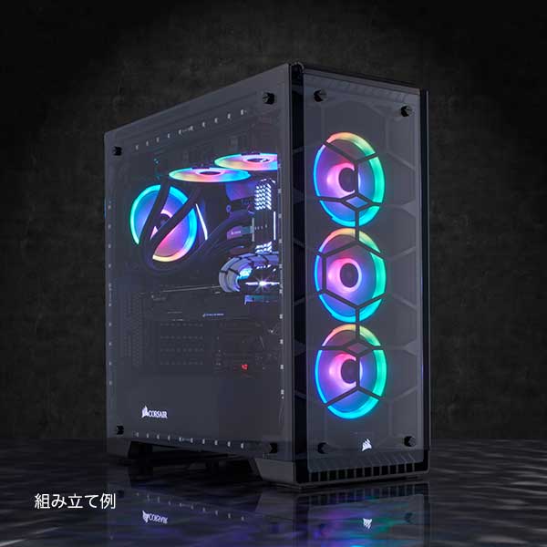 Corsair LL140 RGB 2Fan Pack with Lighting Node PRO 140mm径
