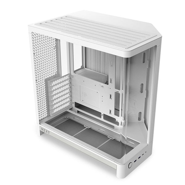 NZXT H6(2026) White ミドルタワーPCケース ホワイト｜CC-H62FW-01通販