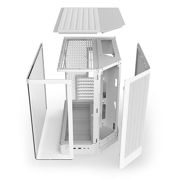 NZXT H6(2026) White ミドルタワーPCケース ホワイト｜CC-H62FW-01通販