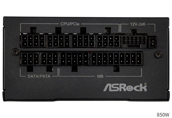 ASRock Phantom Gaming 850w SFX SFXフォームファクターの電源ユニット