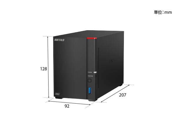バッファロー リンクステーション SOHO向け LS720DNB 2ベイ 2TB