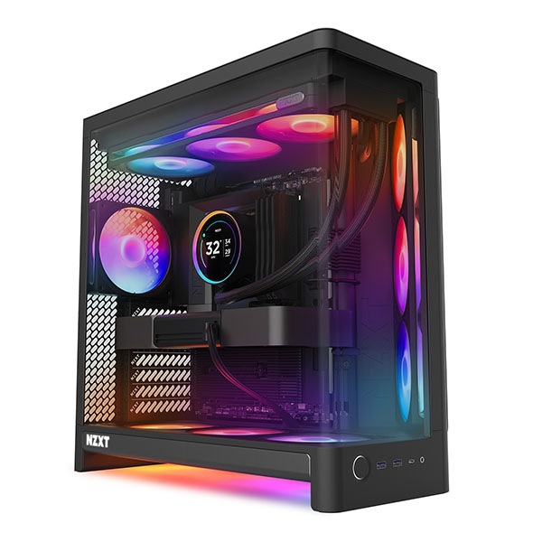 NZXT H6 RGB+(2026) Black ミドルタワーPCケース ブラック｜CC-H62FB