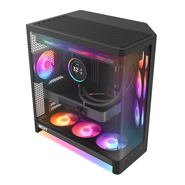 NZXT H6 RGB+(2026) Black ミドルタワーPCケース ブラック｜CC-H62FB