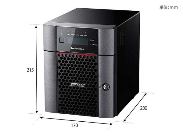 バッファロー TeraStation TS5410DNシリーズ 4ドライブ 8TB