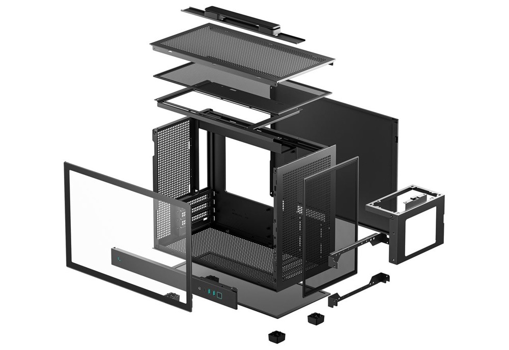 Deepcool CH160 PLUS キャリーハンドル搭載 ミニタワー型PCケース