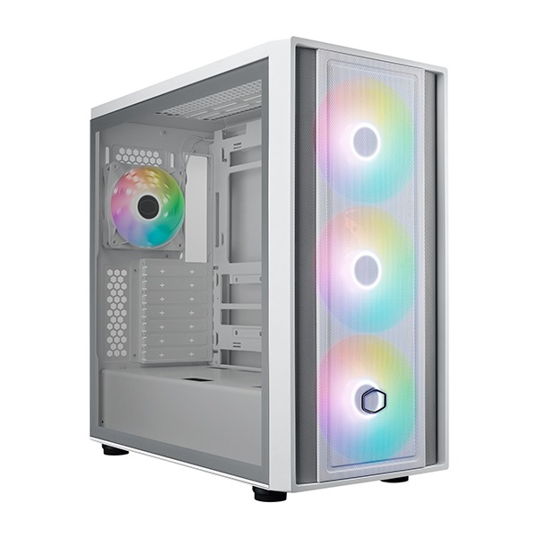 Cooler Master MasterBox 600 White 背面コネクタ設計の