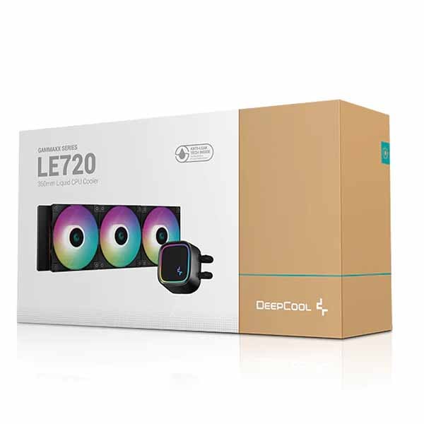 DEEPCOOL(ディープクール) 360mm水冷クーラー・ホワイト LE720 Deepcool LE720 360MM AIO Cooler White - Grey PC