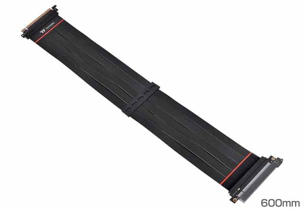 Thermaltake PCI-E4.0 600mm ライザーケーブル Amazon | Thermaltake PCI Express Extender Cable PCI-E4.0
