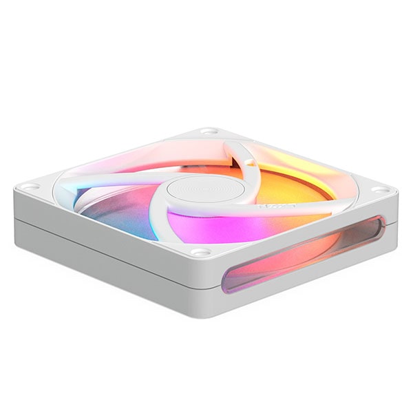 NZXT F120 RGB v2 White ケースファン 120mm×1 ホワイト｜RF-R212S-WF