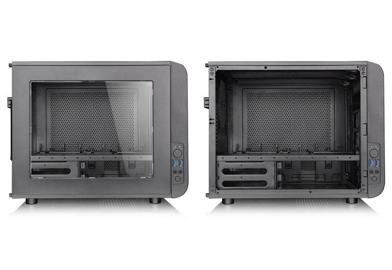 Thermaltake Core V21/Black/Win/SECC 水冷対応キューブPCケース CS5068 CA-1D5-00S1WN-00 Amazon.co.jp: Thermaltake Core V21/Black/Win/SECC 水冷対応