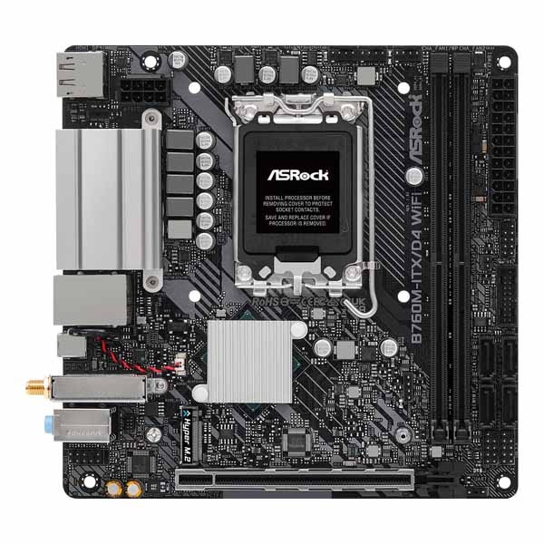ASRock B760M-ITX/D4 WiFi 第13世代および第12世代 Intel Core